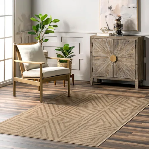 Miniatura 18 de nuLOOM Kasie Natural - Alfombra de 5 x 8 pies, lavable a máquina, antideslizante, para sala de estar, dormitorio, habitación de los niños, 2-Natural
