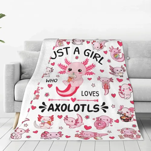 Miniatura 30 de Manta con texto en inglés «Just A Girl Who Loves Dinosaurs», bonita manta decorativa de dinosaurios, regalos para niñas, súper cálida, suave y Solo