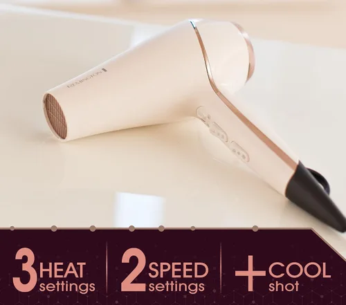 Miniatura 4 de Secadora de cabello Remington Pro Series AC9140P T, Studio Thermaluxe, con cable que no se enreda, más concentrador y clips de seccionamiento