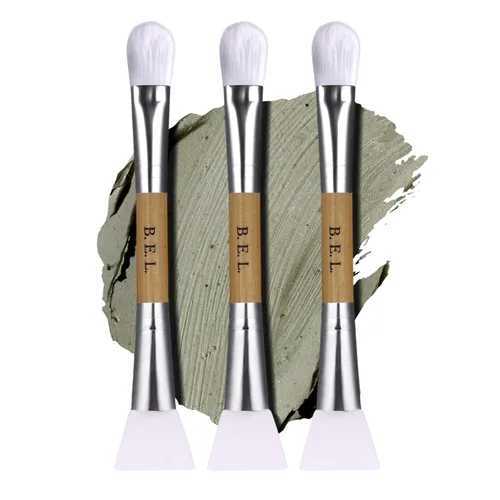 Miniatura 10 de Bare Essentials Living - Cepillo para mascarilla facial de arcilla (1 paquete, blanco) Herramienta de cepillo aplicador de máscara facial