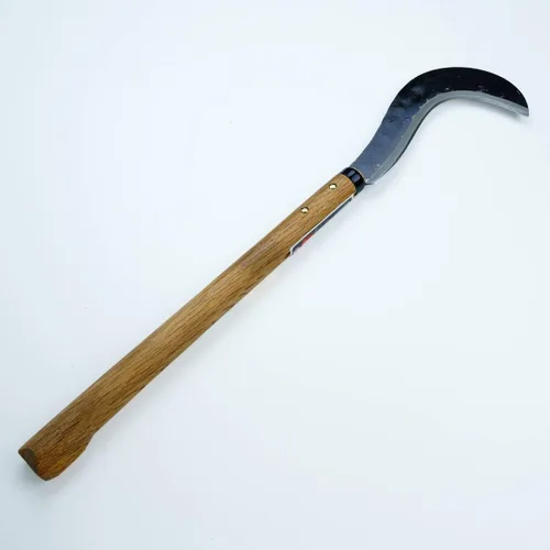 Miniatura 4 de OJIKA' Guadaña mango largo de doble filo Aogami hoja de acero forestal Japón herramientas 23.6inch