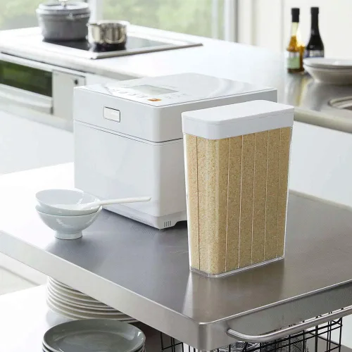 Miniatura 2 de Yamazaki Home Tower Grain Container almacenamiento y organización de alimentos, tamaño único, blanco