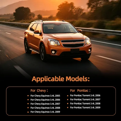Miniatura 2 de Juego de juntas de culata Kit cilindro motor HS9071PT-3 Compatible con Chevrolet Equinox, se adapta a Pontiac Torrent 3.4 OHV VIN F 2005-2009