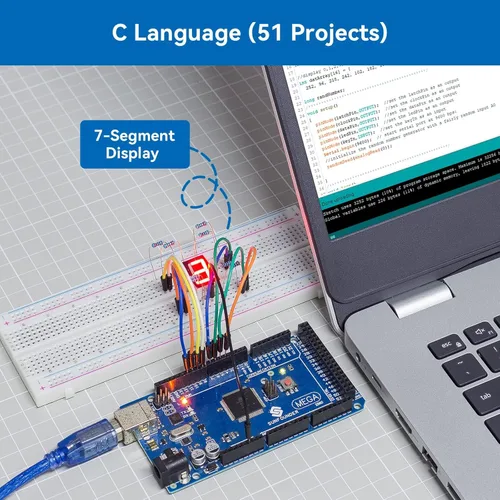 Miniatura 6 de SunFounder Proyecto El Kit de Inicio de Electrónica Más Completo Compatible con Arduino Mega 2560 R3 Mega328 Nano, Incluye 73 Tutoriales