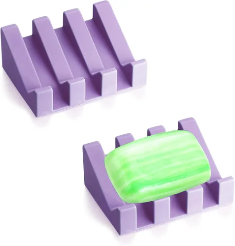 Miniatura 10 de Jabonera, soporte para pastilla de jabón para ducha, para baño, cocina, bañera, fácil de limpiar, mantiene el jabón seco, extiende la vida del jabón