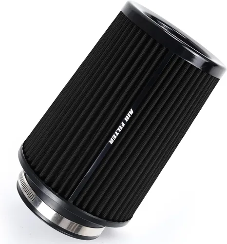 Filtro de entrada de aire frío de 3 3.5 4 pulgadas 76mm 89mm 101mm de alto rendimiento lavable 3 tamaños en 1 Filtro de aire cónico de sujeción negro