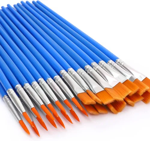 UPINS 30 pinceles de pintura, pincel pequeño a granel para pintura de detalles