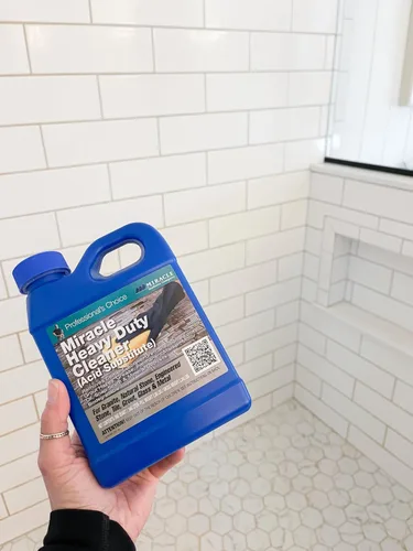 Miniatura 7 de Miracle Sealants Limpiador Miracle para Piedra y Azulejo de Alta Resistencia, No Ácido, Limpiador de Azulejos y Piedra y Removedor de Vaho, 1 Cuadro
