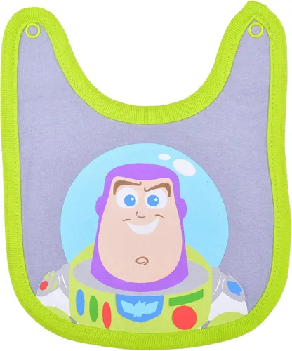 Miniatura 5 de Disney Baby Boys Monsters Inc Mickey o Buzz Lightyear Paquete de 2 baberos y body