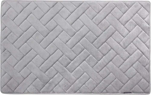 Miniatura 9 de Alfombra decorativa de espuma viscoelástica en espiga - Beige 21 * 34