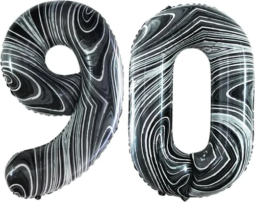 Miniatura 383 de Goer, conjunto de globos de papel aluminio para decoraciones de cumpleaños, globos de las letras de feliz cumpleaños y de números Oro