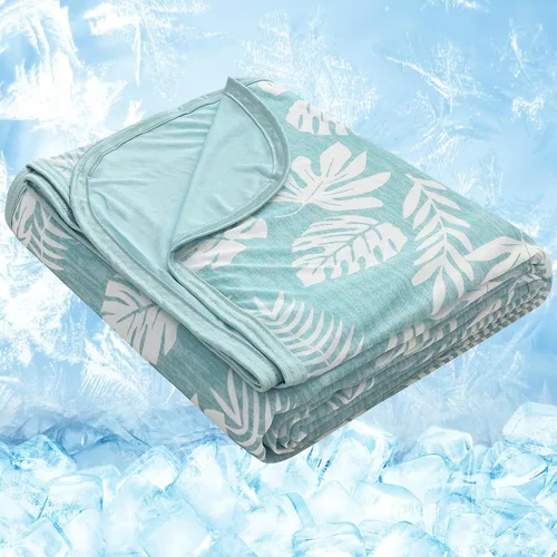Miniatura 16 de OIGAE - Manta de enfriamiento para quienes se acaloran al dormir - Manta fría y ligera de verano para sudores nocturnos Perfecta para la cama
