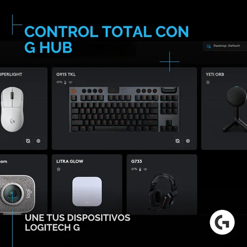 Miniatura 6 de Micrófono condensador RGB gaming Logitech G Yeti Orb con LIGHTSYNC, micrófono USB para streaming, cardioide para PC/Mac - Negro