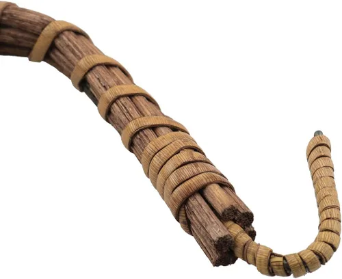 Miniatura 4 de Tetera de metal de ratán con mango de tetera, suministros para ollas de cerámica, tetera japonesa con cable, marrón oscuro
