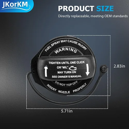 Miniatura 3 de Tapa de gasolina, Tapa del tanque de combustible para Audi A4 A5 A8 Quattro Q5 RS5 S4 S5 S8 SQ5 Allroad, para Volkswagen VW Jetta, Golf Alltrack R