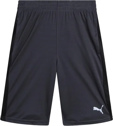 Miniatura 12 de PUMA Pantalones cortos deportivos para niños, de secado rápido, transpirables, entrelazados, con bolsillos (tallas 4-20)