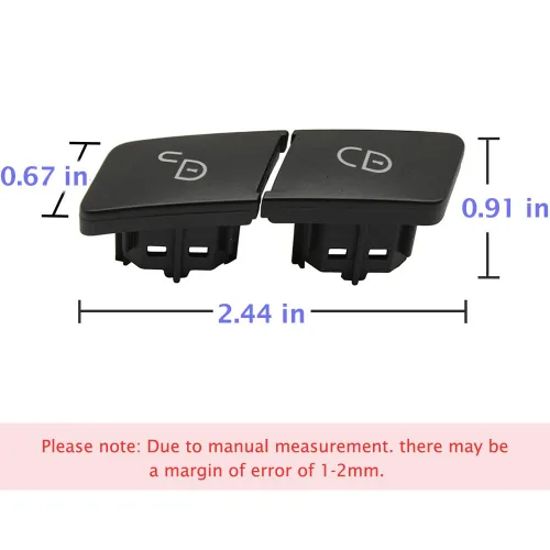 Miniatura 4 de Botones de interruptor de apertura de apertura de cerradura de puerta interior para Benz W204 W212 W166 Front Left Driver Side Door Lock Switch