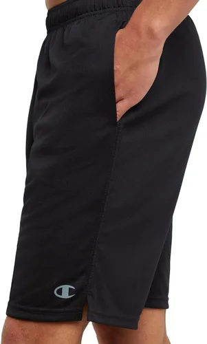 Miniatura 4 de Champion Men's Sport Shorts, Standard Fit, 10 Inch Inseam, Lightweight Fabric, Moisture-Wicking Negro