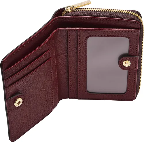 Miniatura 3 de Fossil Logan - Cartera plegable de piel con bloqueo RFID para mujer