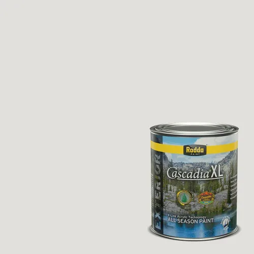 Miniatura 166 de Rodda Paint CASCADIA XL Pintura e imprimación satinada para exteriores en uno, cuarto de galón, Metropolis Mood