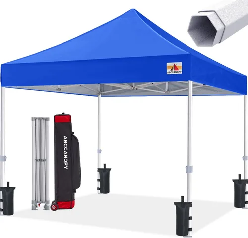 Miniatura 48 de ABCCANOPY Tienda de campaña con toldo emergente comercial 10x10 Serie Premium, Beige