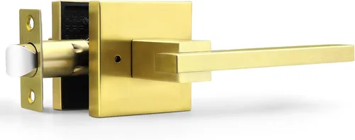 Miniatura 8 de Orger Paquete de 1 Manija de Puerta de Privacidad Negro Mate, Cerradura de Puerta Interior Sin Llave para Dormitorio y Baño, Manija de Puerta
