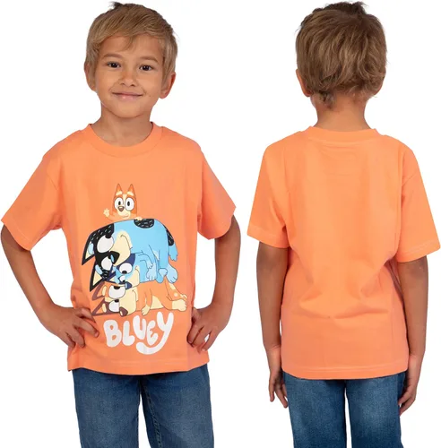 Miniatura 10 de Bluey Paquete de 3 camisetas para niños para verano, paquete de 3 camisetas de algodón para niños