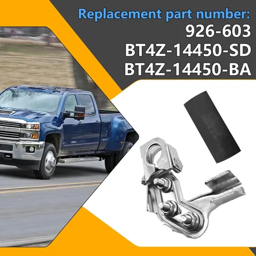 Miniatura 2 de 926-603 926603 Juego de terminales de batería – Reemplazo de terminal positivo y negativo BT4Z-14450-SD BT4A-14450-BA apto para Ford F-250 F-350