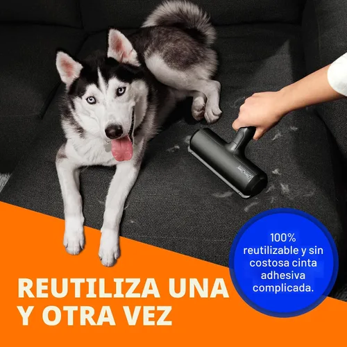 Miniatura 4 de ChomChom Roller Removedor de pelo de mascotas – Rodillo de pelusa reutilizable de tamaño original para gatos y perros en muebles, sofá, alfombra