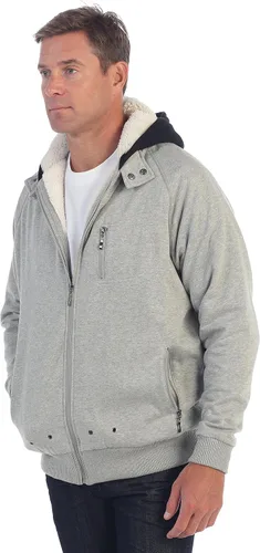 Miniatura 4 de Gioberti Chaqueta con capucha de forro polar pesado para hombre