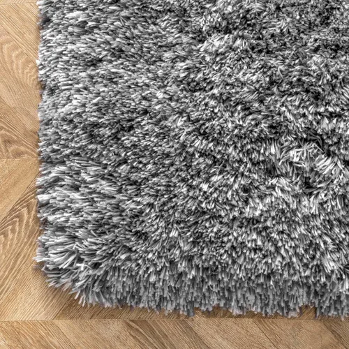 Miniatura 5 de nuLOOM Kristan Modern Shag - Alfombra decorativa, 3 x 5, color gris