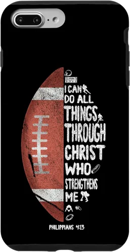 Miniatura 11 de iPhone 13 I can do all things through Christ Philippians 4:13 - Funda de fútbol