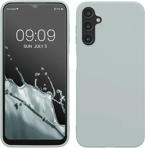 Miniatura 227 de kwmobile Funda compatible con Samsung Galaxy A23 4G / 5G - Funda de silicona TPU metálica suave y delgada - Rojo oscuro metálico