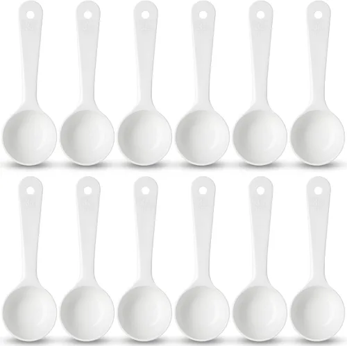 Miniatura 11 de Paquetes de cucharas de control de porciones con codificación cromática de mango corto Carlisle, Castaño Rojizo, 1