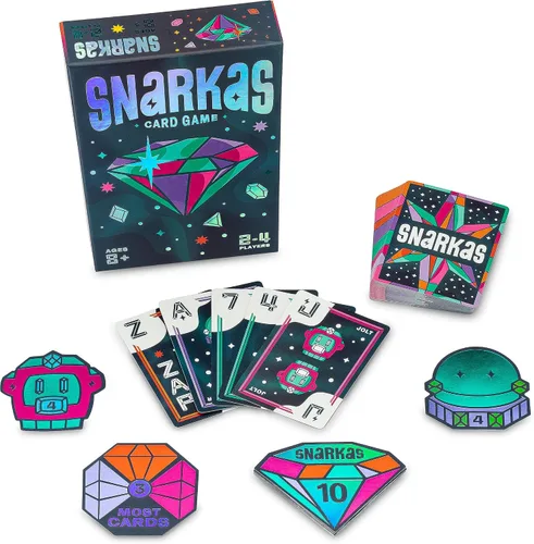 Miniatura 2 de Hootenanny Games Snarkas - Juego de cartas para coleccionar gemas para añadir y combinar Perfecto para juegos familiares 2-4 jugadores, a partir