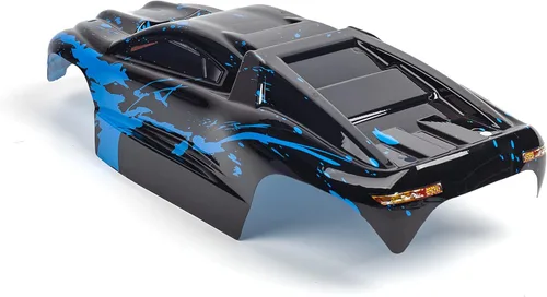 Miniatura 5 de SummitLink Cuerpo personalizado azul fangoso sobre negro estilo compatible con E-Revo escala 1/10 RC coche o camión (camión no incluido) ER-BB-01
