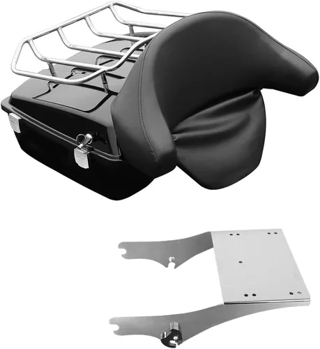 Miniatura 18 de TCMT Juego de maletero picado de 10.7 pulgadas para Harley Touring 1997-2013 Road King Road Glide Street Glide Electra Glide Pack