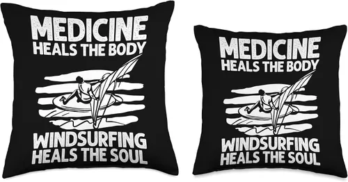 Miniatura 3 de Windsurfing Surfing Board Water Sports Throw Pillow
