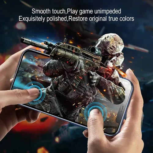 Miniatura 6 de Arae Protector de pantalla para iPhone Xr/iPhone 11, vidrio templado HD, antiarañazos, funciona con la mayoría de las fundas, 6.1 pulgadas, paquete