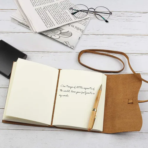 Miniatura 6 de Diarios de cuero personalizados para cuadernos bíblicos cristianos personalizados de 5 x 7 pulgadas, cuaderno de bocetos, diario de viaje, regalos