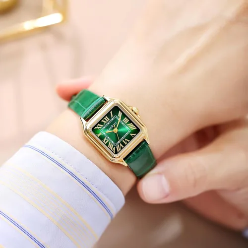 Miniatura 5 de Classic Relojes cuadrados de mujer con números romanos, de vestir, informal