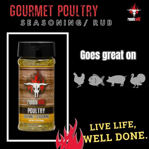 Miniatura 5 de Condimento Gourmet para Aves – Mezcla para Pollo y Pavo Multiusos con Ajo, Limón y Especias Mezcla Premium Sin GMS Añadido para Asar, Grillar