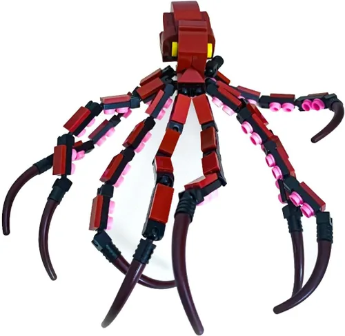 Miniatura 6 de Aetheria MOC - Juego de construcción de pulpo, criatura marina profunda, pulpo, bloques de construcción, ladrillos decorativos creativos