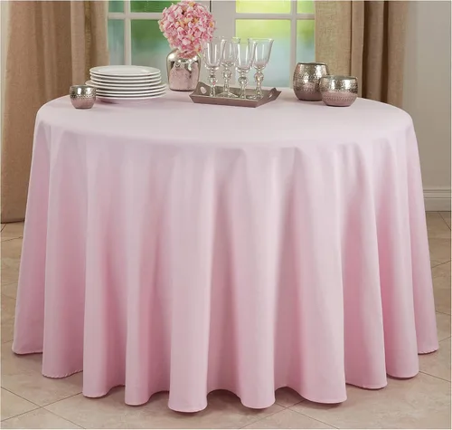 Miniatura 4 de Mantel de comedor o cocina, 100% poliéster, 100 % poliéster, redondo de 72 pulgadas (1 unidad)