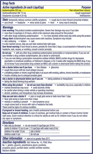 Miniatura 2 de Vicks NyQuil - Medicina de venta libre para el resfriado y la gripe, potente alivio nocturno multisíntoma para dolor de cabeza, fiebre, dolor