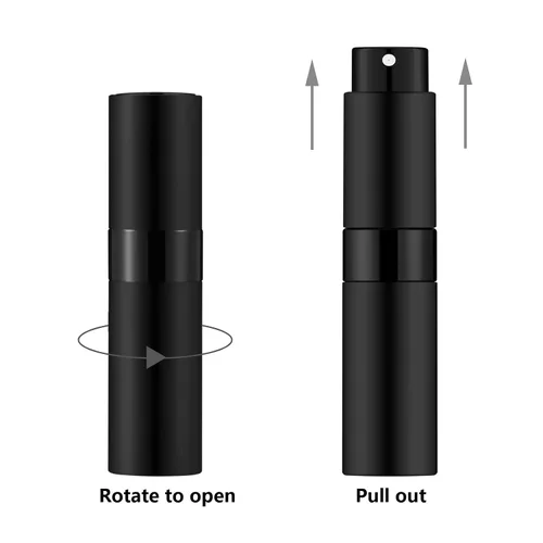 Miniatura 2 de Lil Ray 8 ml/14 piezas Atomizador de Perfume Portátil Mini, Botella de Spray Pequeña Recargable Vacía para Viaje, Vaporizador de Colonia de Bolsillo