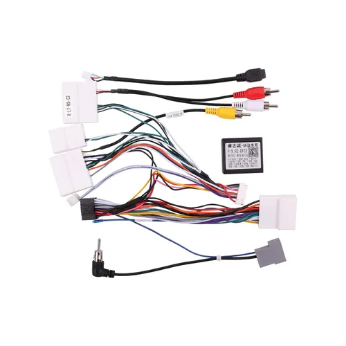 Arnés de cableado de radio de coche de 16 pines para Nissan Rogue, Altima 13-18, Qashqai X-Trail Frontier Sentra 14-18, cable de cable estéreo para