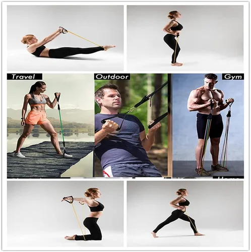 Miniatura 5 de Asas de ejercicio de alta calidad, mango de bandas de resistencia, mango de fitness, asas de entrenamiento, mango de espuma densa, equipo de fitness