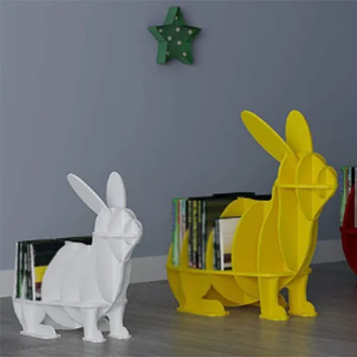 Miniatura 6 de Organizador de libros para niños, estante de exhibición de libros para niños, estantería infantil de dibujos animados, divisor de habitación