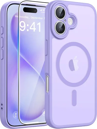 Miniatura 252 de FNTCASE - Funda para iPhone 16 Pro: magnética, mate, translúcida, de grado militar, protectora contra caídas, resistente, fina, duradera y a prueba